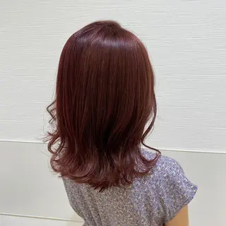 セミロング カラー 艶髪/ヘッドスパ/ メンズカット/りちかのヘアスタイル