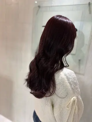 ロング カラー yui🥀/ボブ /ブリーチなしカラーのヘアスタイル