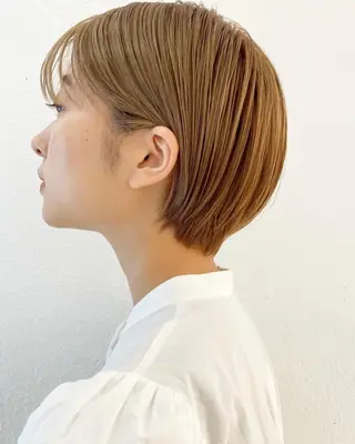 ショート カラー Memories 銀座のヘアスタイル