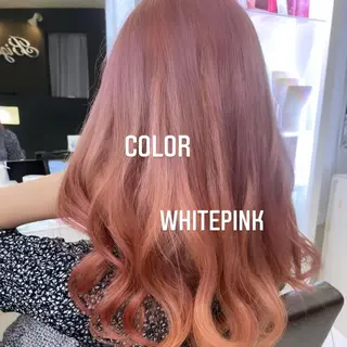 セミロング カラー エクステ🩵ブリーチ 韓国ヘア🩵KAEのヘアスタイル