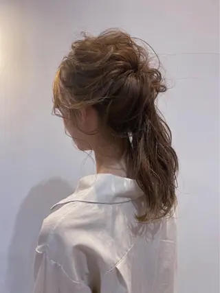 ロング ヘアアレンジ 透明感カラー×艶🤍 🌟YOSHIKIのヘアスタイル