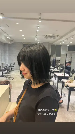 カラー 青木 奏楽のヘアスタイル