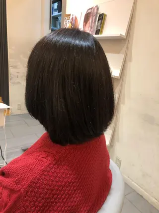 ミディアム 阪上 沙織のヘアスタイル