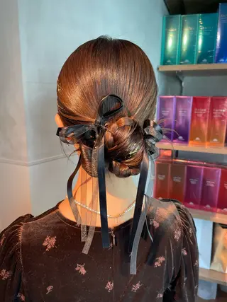 ヘアアレンジ charm《銀座》 ヘアセット/縮毛矯正のヘアスタイル