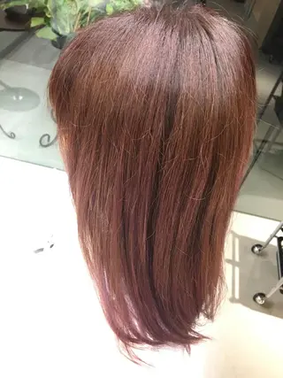 ミディアム カラー c＆ ちはるのヘアスタイル