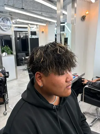 ショート パーマ メンズ 🔥ジャス/ メンズ特化美容師🔥のヘアスタイル