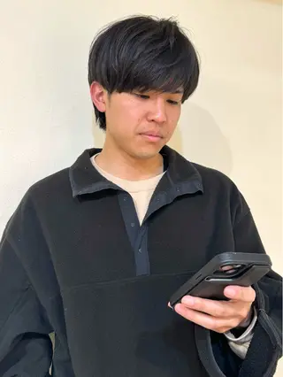 ショート メンズ ヤマグチ リョウのヘアスタイル