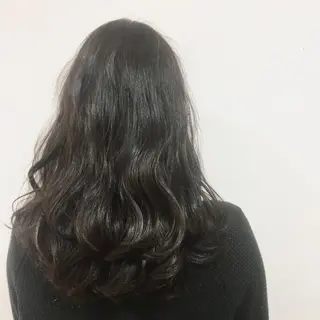 ロング カラー 横浜ブリーチムラ直し ハイトーン/ブリーチのヘアスタイル