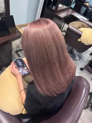 ミディアム 髪質改善✨️柴田 妃菜🧸のヘアスタイル