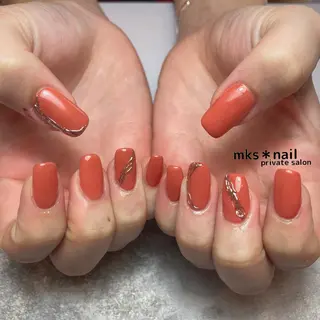 ネイル mks＊nail //  枚方長尾のネイルデザイン