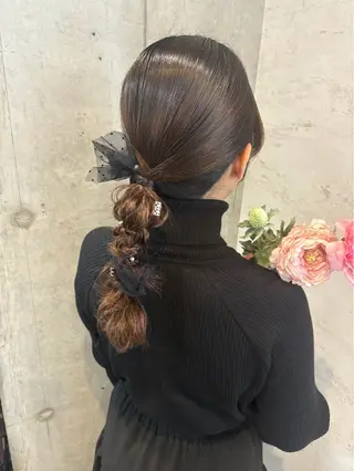 ロング ヘアアレンジ 美髪× ヘアセット✨Araiのヘアスタイル