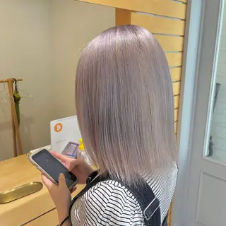 ミディアム カラー ✨髪質改善🎨 杉本賢人のヘアスタイル