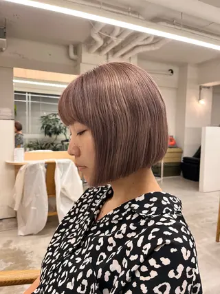 ショート カラー マミ🌱 ボブ/津田沼のヘアスタイル