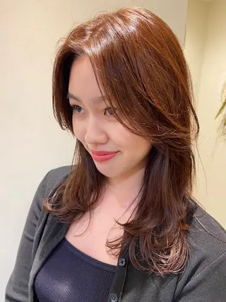 セミロング ♥yelm ユウナ♥のヘアスタイル