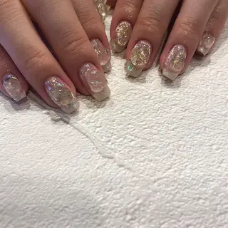 ネイル パラあり！フィルイン 美フォルムのネイルデザイン