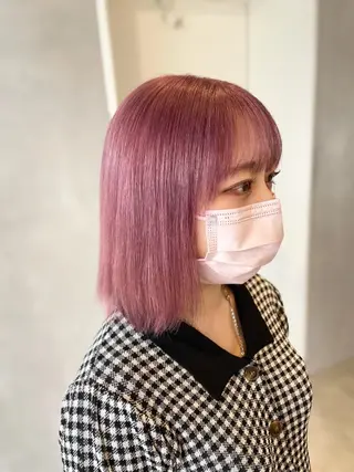 ショート カラー ハイトーン×レイヤー ／遠藤将太のヘアスタイル