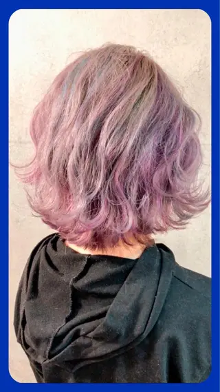 ショート カラー レイヤーカット× 髪質改善たもりのヘアスタイル