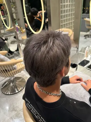 メンズ 顔周り\エクステ\ 透明感カラー\まりんのヘアスタイル