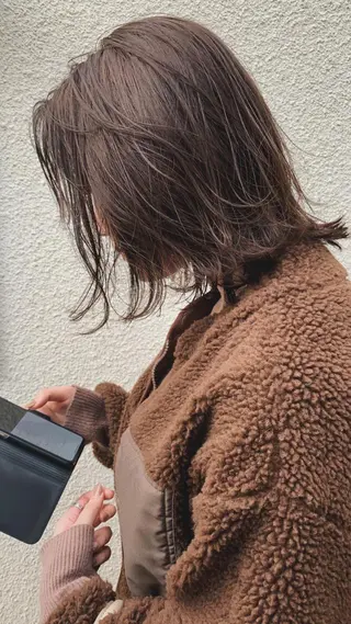 ミディアム ヨシモトリョウ 髪質改善/美髪のヘアスタイル