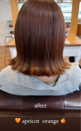 ミディアム カラー Topstylist YUKIのヘアスタイル