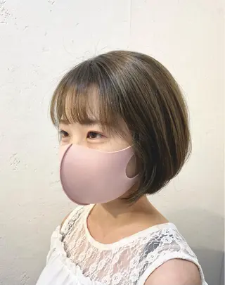 ショート カラー ショート 縮毛矯正 レイヤー🌿FUKUのヘアスタイル