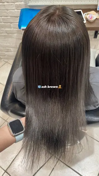 カラー 🩵RIKO🩵 透明感カラー🫧のヘアスタイル