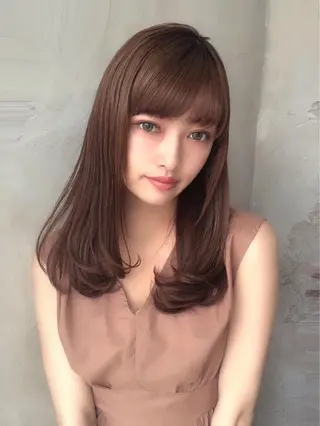 セミロング カラー パーマ ヘアアレンジ 韓国ヘア×2way 🇰🇷和知拓郎のヘアスタイル
