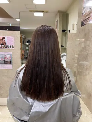 セミロング 縮毛・酸性ストレート 特化のヘアスタイル