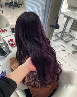 ロング カラー 似合わせカット/ デザインカラー🦄のヘアスタイル
