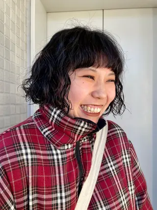 ショート パーマ 🎀レイヤー/パーマ カラー/ai🎀のヘアスタイル