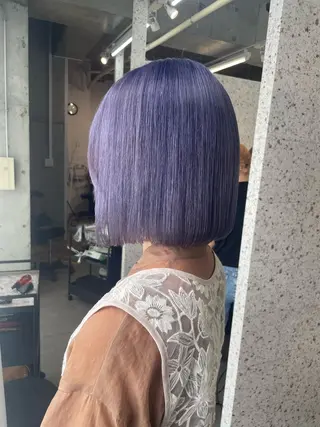 ミディアム カラー SHOTO ハイトー ン/ブロンドカラーのヘアスタイル