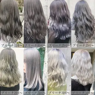 ショート カラー メンズ JuNブリーチに 縮毛矯正するプロのヘアスタイル