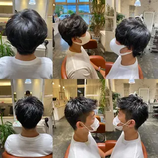 ショート メンズ 北生駒☆カットが得意 鎌田フミヤのヘアスタイル