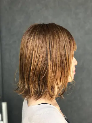 ミディアム 菊池 幹のヘアスタイル