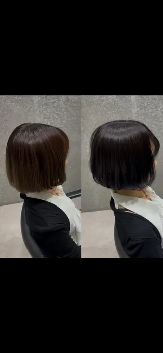 ミディアム カラー 髪質改善ヘアケア 艶髪特化/上田のヘアスタイル