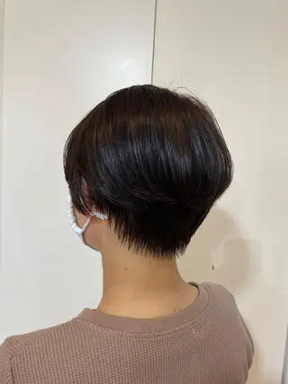 ショート 🦋透明感 艶カラー Rie🦋のヘアスタイル