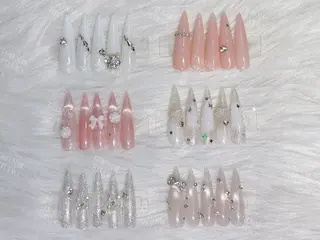ネイル 渋谷T&B  みお ロング無制限⭐️のネイルデザイン
