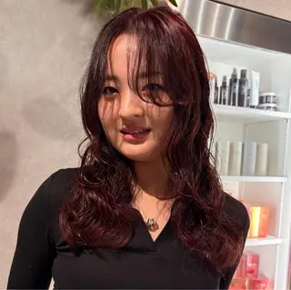 ロング カラー 透明感カラー🫧🎀 まりなのヘアスタイル