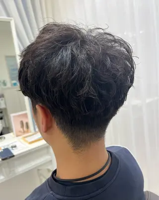 パーマ メンズ そうま みのりのヘアスタイル