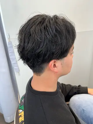 ショート メンズ 【大人髪】men's パーマ/潤艶髪のヘアスタイル