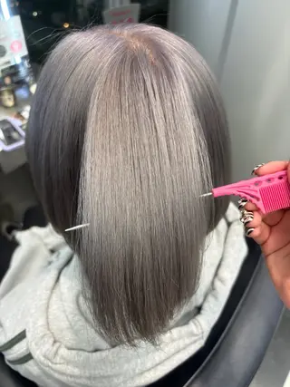 ショート カラー ヘアアレンジ ハッシュカット/ ミルクティー/ みうのヘアスタイル