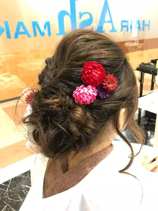 船戸 靖子のヘアスタイル