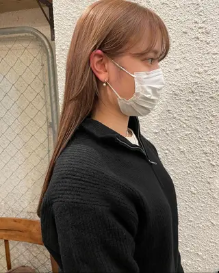 ロング カラー ボブ/ミディアム RIONAのヘアスタイル