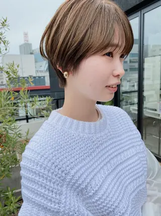 ショート ヨシモトリョウ 髪質改善/美髪のヘアスタイル