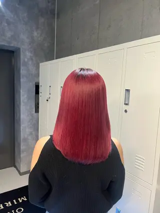 ミディアム pink hair 🩷mayu🩷のヘアスタイル