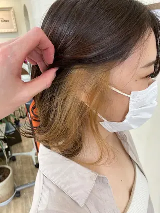 カラー SALOWIN栄 高須大貴のヘアスタイル