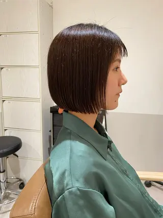 ショート カラー クロスパーマ🥇韓国 ヘア🇰🇷濵田航希のヘアスタイル