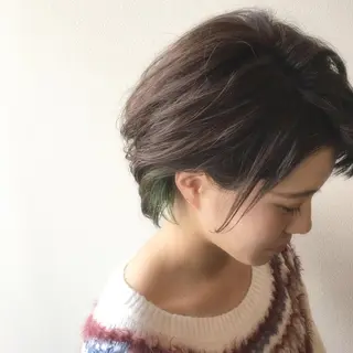 ショート カラー 江藤 星史のヘアスタイル