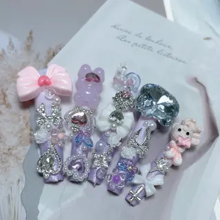 ネイル MoMoA Nail ネイル長さ出し専門店のネイルデザイン