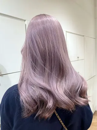 ミディアム カラー 🤎HAZUKI🤎 ハイトーン✨のヘアスタイル